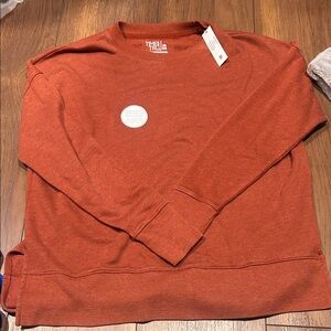 Time and Tru Burnt Orange Sweatshirt